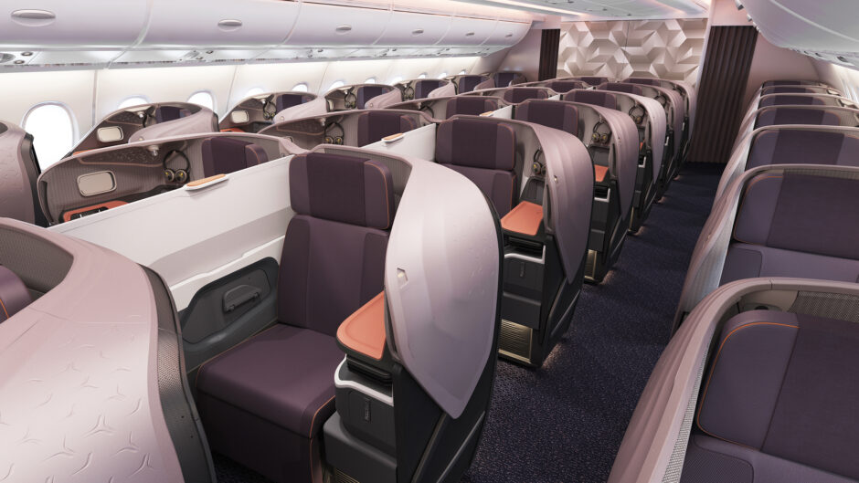 Singapore Airlines A380 Business Class